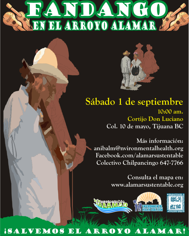 Fandango en el Arroyo Alamar: sábado 1 de septiembre
