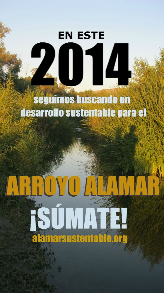 seguimos buscando un desarrollo sustentable para el ARROYO ALAMAR